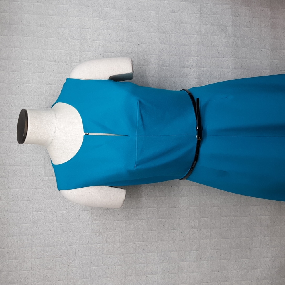 Calvin Klein Teal Sleeveless Midi Dress